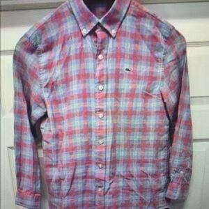 Colorful Plaid Long Sleeve Shirt